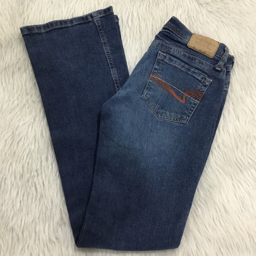 American eagle outfitters women’s blue denim stretchy jeans size 2